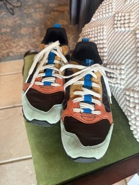 Merrell Colorblock Suede Leather Sneakers